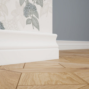 Плинтус напольный из ЛДФ Ultrawood  Base 5340 (2440 x 83 x 15 мм.)